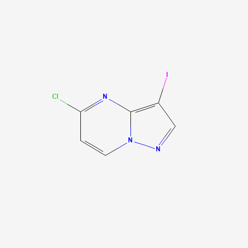5-chloro-3-iodopyrazolo[1,5-a]pyrimidine (CAS: 923595-58-8) - Chemical Structure and Molecular Formula 