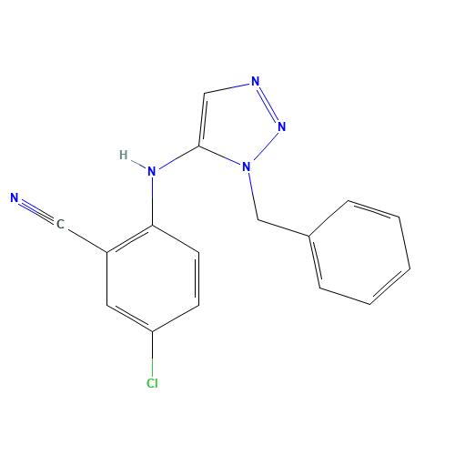 2-[(3-benzyltriazol-4-yl)amino]-5-chlorobenzonitrile (CAS: 1611444-60-0) - Related Chemical Product