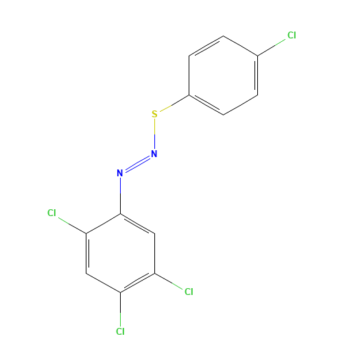 (4-chlorophenyl)sulfanyl-(2,4,5-trichlorophenyl)diazene (CAS: 2274-74-0) - Related Chemical Product