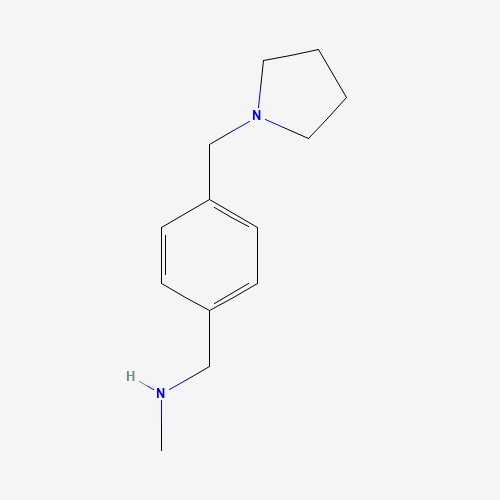 N-methyl-1-[4-(pyrrolidin-1-ylmethyl)phenyl]methanamine (CAS: 884507-40-8) - Related Chemical Product