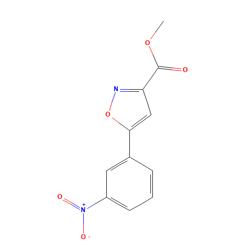 methyl 5-(3-nitrophenyl)-1,2-oxazole-3-carboxylate (CAS: 517870-18-7) - Related Chemical Product