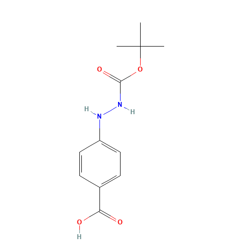 4-[2-[(2-methylpropan-2-yl)oxycarbonyl]hydrazinyl]benzoic acid (CAS: 96736-00-4) - Related Chemical Product