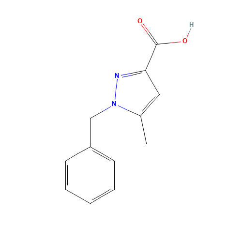 1-benzyl-5-methylpyrazole-3-carboxylic acid (CAS: 17607-80-6) - Related Chemical Product