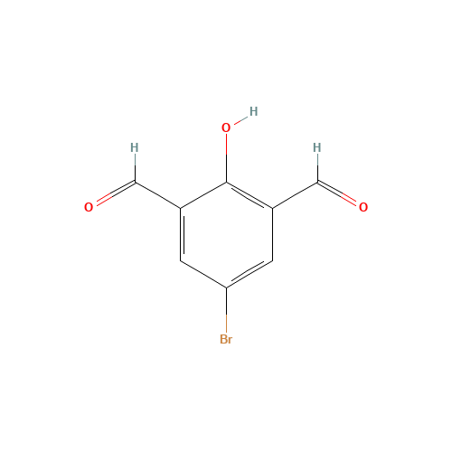 5-bromo-2-hydroxybenzene-1,3-dicarbaldehyde (CAS: 109517-99-9) - Related Chemical Product