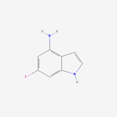 6-fluoro-1H-indol-4-amine (CAS: 885518-25-2) - Chemical Structure and Molecular Formula 