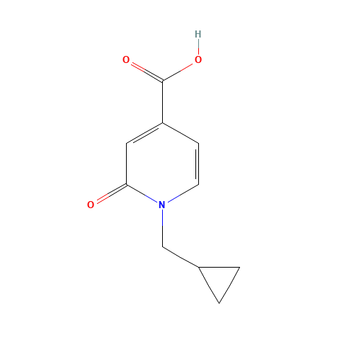 1-(cyclopropylmethyl)-2-oxopyridine-4-carboxylic acid (CAS: 1203543-98-9) - Related Chemical Product