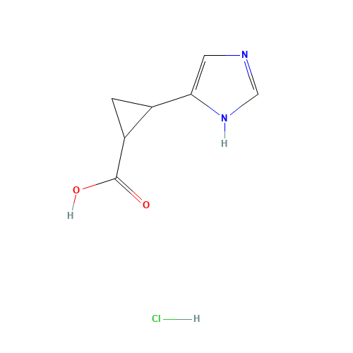 2-(1H-imidazol-5-yl)cyclopropane-1-carboxylic acid;hydrochloride (CAS: 25206-12-6) - Related Chemical Product