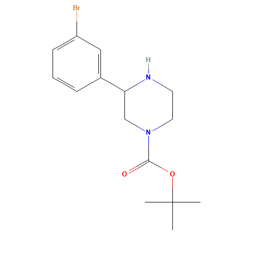 tert-butyl 3-(3-bromophenyl)piperazine-1-carboxylate (CAS: 886767-61-9) - Related Chemical Product