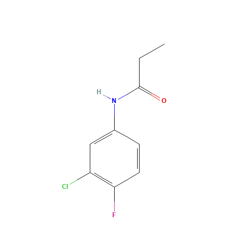 N-(3-chloro-4-fluorophenyl)propanamide (CAS: 24109-05-5) - Related Chemical Product