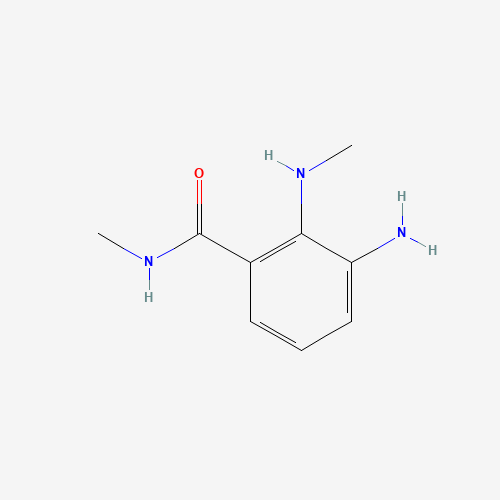 3-amino-N-methyl-2-(methylamino)benzamide (CAS: 1356483-87-8) - Chemical Structure and Molecular Formula 