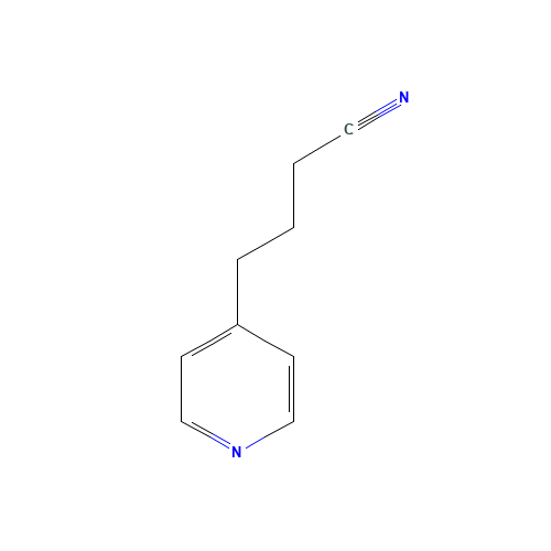 4-pyridin-4-ylbutanenitrile (CAS: 84200-09-9) - Chemical Structure and Molecular Formula 