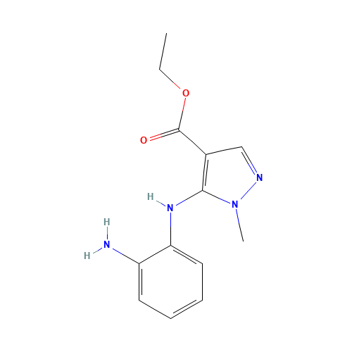 ethyl 5-(2-aminoanilino)-1-methylpyrazole-4-carboxylate (CAS: 749226-94-6) - Related Chemical Product