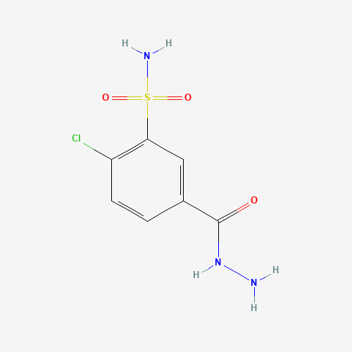 2-chloro-5-(hydrazinecarbonyl)benzenesulfonamide (CAS: 5378-62-1) - Related Chemical Product