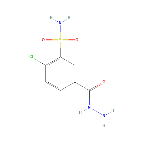 2-chloro-5-(hydrazinecarbonyl)benzenesulfonamide (CAS: 5378-62-1) - Related Chemical Product