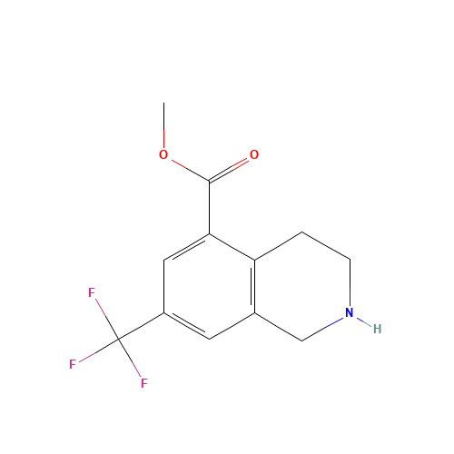 methyl 7-(trifluoromethyl)-1,2,3,4-tetrahydroisoquinoline-5-carboxylate (CAS: 625128-74-7) - Related Chemical Product