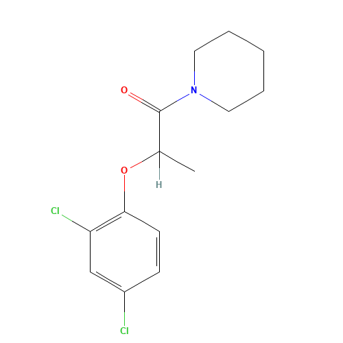 2-(2,4-dichlorophenoxy)-1-piperidin-1-ylpropan-1-one (CAS: 101991-76-8) - Related Chemical Product
