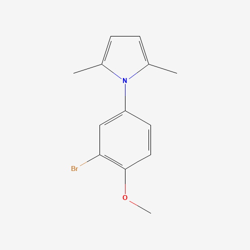 1-(3-bromo-4-methoxyphenyl)-2,5-dimethylpyrrole (CAS: 207110-41-6) - Related Chemical Product