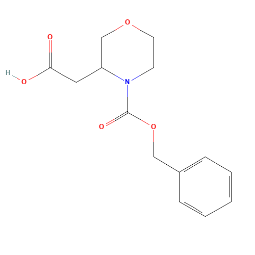 2-(4-phenylmethoxycarbonylmorpholin-3-yl)acetic acid (CAS: 885273-93-8) - Related Chemical Product