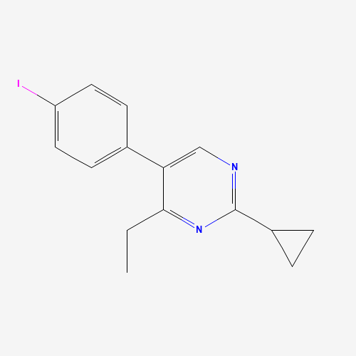 2-cyclopropyl-4-ethyl-5-(4-iodophenyl)pyrimidine (CAS: 918422-46-5) - Related Chemical Product