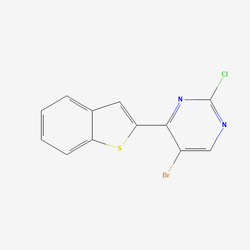 4-(1-benzothiophen-2-yl)-5-bromo-2-chloropyrimidine (CAS: 893433-76-6) - Related Chemical Product