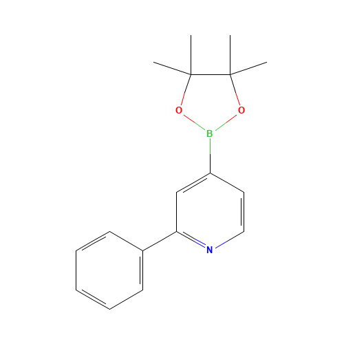 2-phenyl-4-(4,4,5,5-tetramethyl-1,3,2-dioxaborolan-2-yl)pyridine (CAS: 879291-26-6) - Related Chemical Product