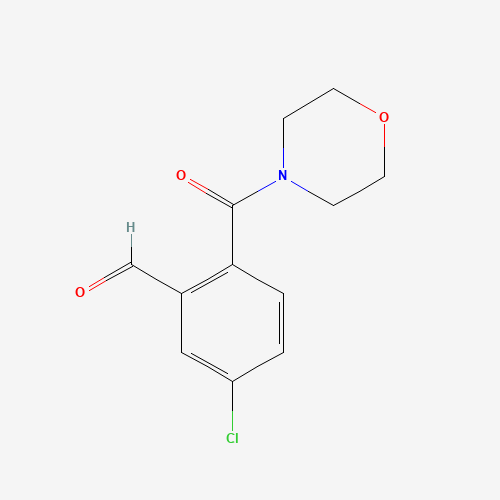 5-chloro-2-(morpholine-4-carbonyl)benzaldehyde (CAS: 1460037-18-6) - Related Chemical Product