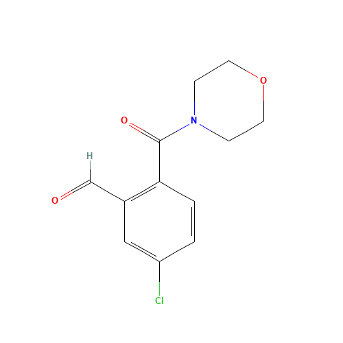 5-chloro-2-(morpholine-4-carbonyl)benzaldehyde (CAS: 1460037-18-6) - Related Chemical Product