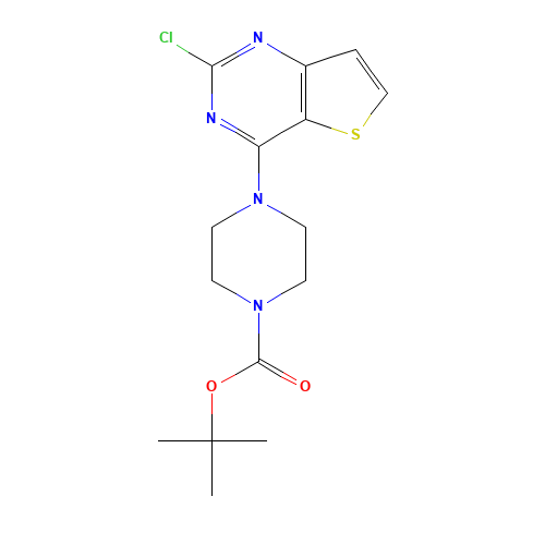 tert-butyl 4-(2-chlorothieno[3,2-d]pyrimidin-4-yl)piperazine-1-carboxylate (CAS: 1197237-53-8) - Related Chemical Product
