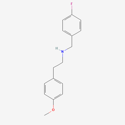 N-[(4-fluorophenyl)methyl]-2-(4-methoxyphenyl)ethanamine (CAS: 418782-68-0) - Related Chemical Product