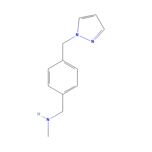 N-methyl-1-[4-(pyrazol-1-ylmethyl)phenyl]methanamine (CAS: 892502-08-8) - Related Chemical Product