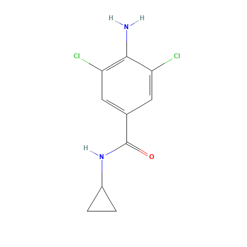 4-amino-3,5-dichloro-N-cyclopropylbenzamide (CAS: 60676-83-7) - Related Chemical Product
