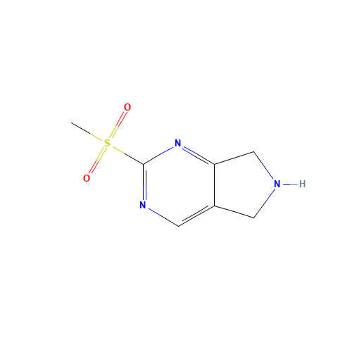 2-methylsulfonyl-6,7-dihydro-5H-pyrrolo[3,4-d]pyrimidine (CAS: 1360364-70-0) - Related Chemical Product