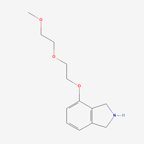 4-[2-(2-methoxyethoxy)ethoxy]-2,3-dihydro-1H-isoindole (CAS: 913055-76-2) - Related Chemical Product