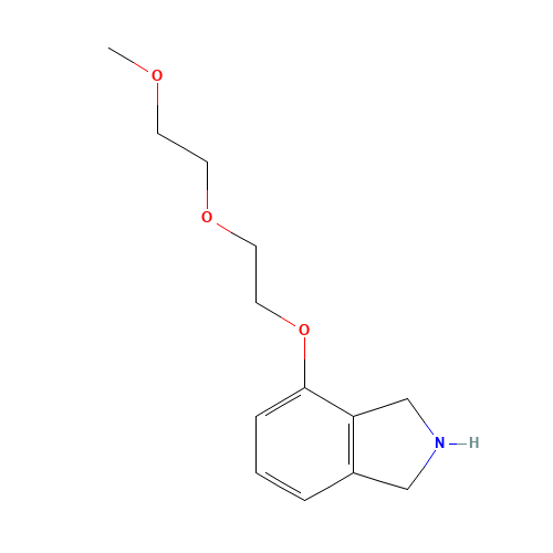 4-[2-(2-methoxyethoxy)ethoxy]-2,3-dihydro-1H-isoindole (CAS: 913055-76-2) - Related Chemical Product