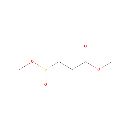 methyl 3-methoxysulfinylpropanoate (CAS: 85939-98-6) - Chemical Structure and Molecular Formula 