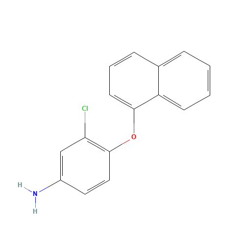 3-chloro-4-naphthalen-1-yloxyaniline (CAS: 71541-68-9) - Related Chemical Product