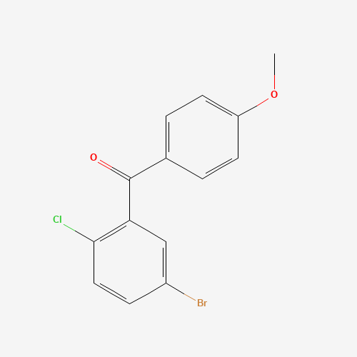 (5-bromo-2-chlorophenyl)-(4-methoxyphenyl)methanone (CAS: 333361-49-2) - Related Chemical Product