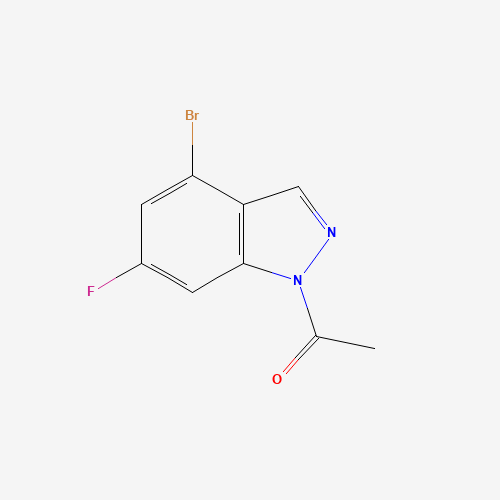 1-(4-bromo-6-fluoroindazol-1-yl)ethanone (CAS: 1333222-13-1) - Related Chemical Product