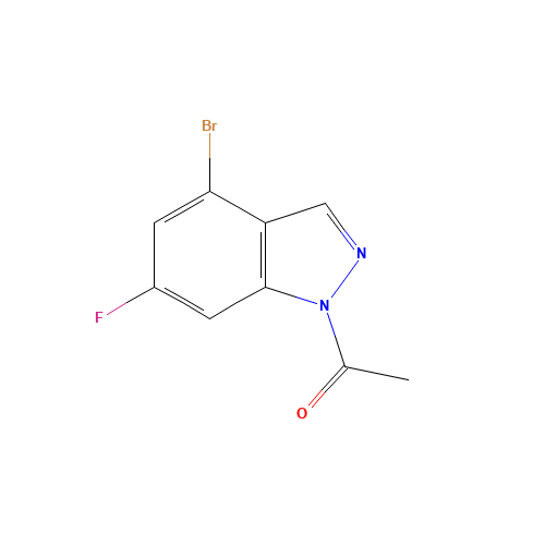 1-(4-bromo-6-fluoroindazol-1-yl)ethanone (CAS: 1333222-13-1) - Related Chemical Product
