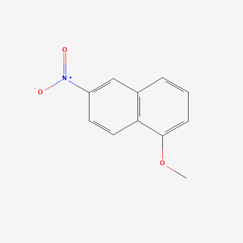 1-methoxy-6-nitronaphthalene (CAS: 31108-29-9) - Chemical Structure and Molecular Formula 