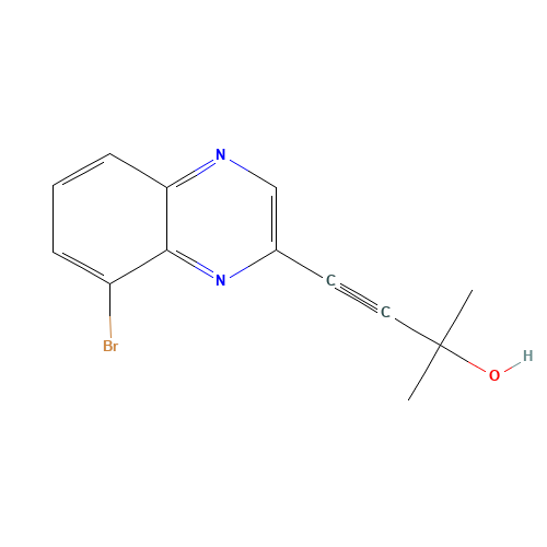 4-(8-bromoquinoxalin-2-yl)-2-methylbut-3-yn-2-ol (CAS: 1092500-76-9) - Related Chemical Product