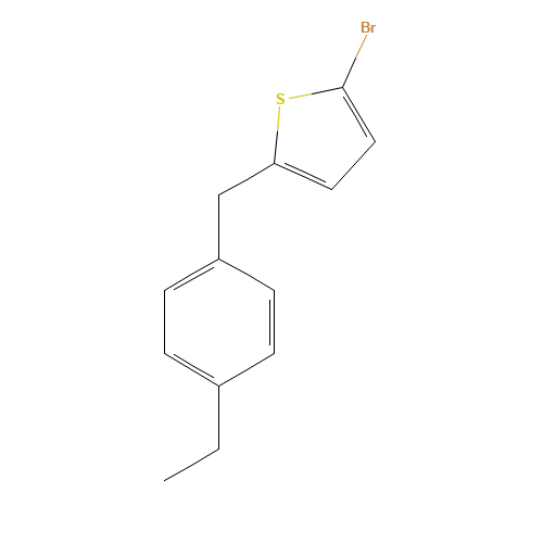 2-bromo-5-[(4-ethylphenyl)methyl]thiophene (CAS: 761424-78-6) - Related Chemical Product