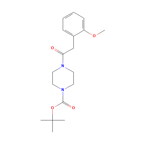tert-butyl 4-[2-(2-methoxyphenyl)acetyl]piperazine-1-carboxylate (CAS: 194943-65-2) - Related Chemical Product