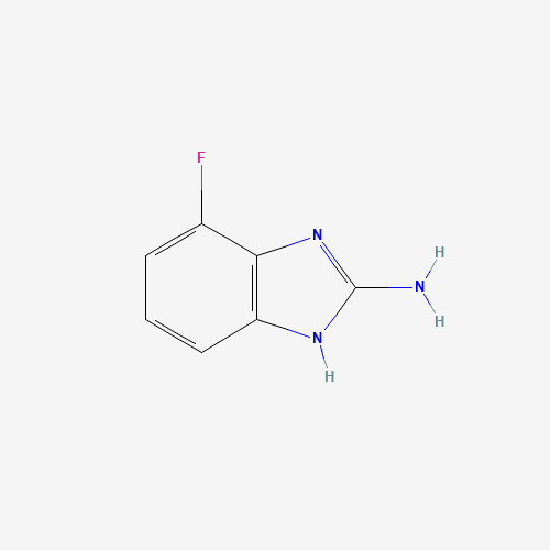4-fluoro-1H-benzimidazol-2-amine (CAS: 1249526-67-7) - Chemical Structure and Molecular Formula 