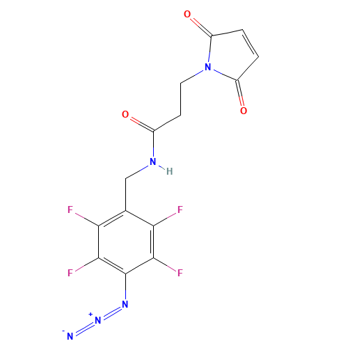 N-[(4-azido-2,3,5,6-tetrafluorophenyl)methyl]-3-(2,5-dioxopyrrol-1-yl)propanamide (CAS: 139428-48-1) - Related Chemical Product