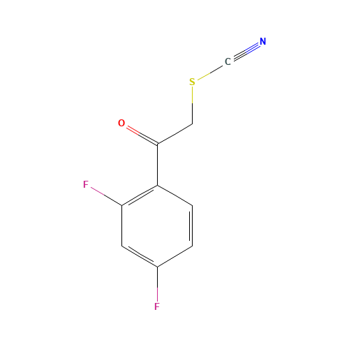 [2-(2,4-difluorophenyl)-2-oxoethyl] thiocyanate (CAS: 887625-49-2) - Related Chemical Product