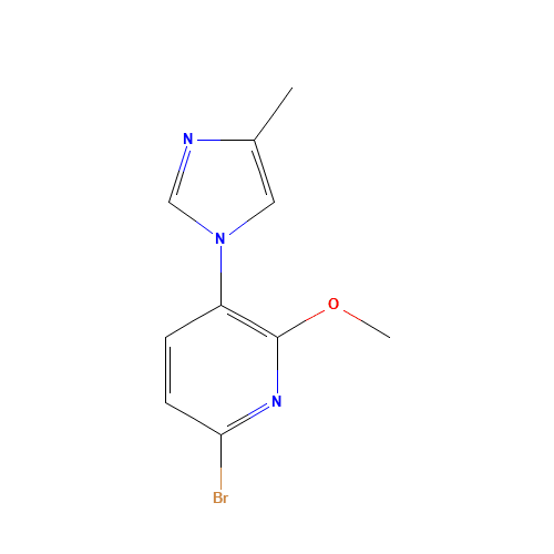6-bromo-2-methoxy-3-(4-methylimidazol-1-yl)pyridine (CAS: 1123194-98-8) - Related Chemical Product