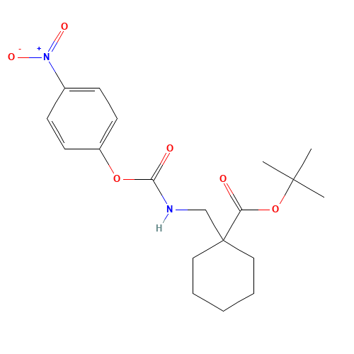tert-butyl 1-[[(4-nitrophenoxy)carbonylamino]methyl]cyclohexane-1-carboxylate (CAS: 1323955-58-3) - Related Chemical Product