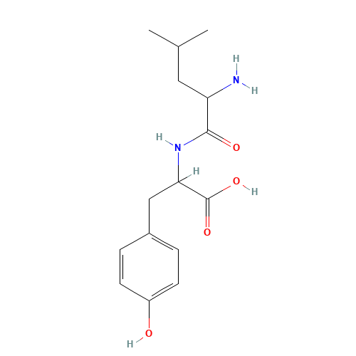 2-[(2-amino-4-methylpentanoyl)amino]-3-(4-hydroxyphenyl)propanoic acid (CAS: 19659-00-8) - Related Chemical Product