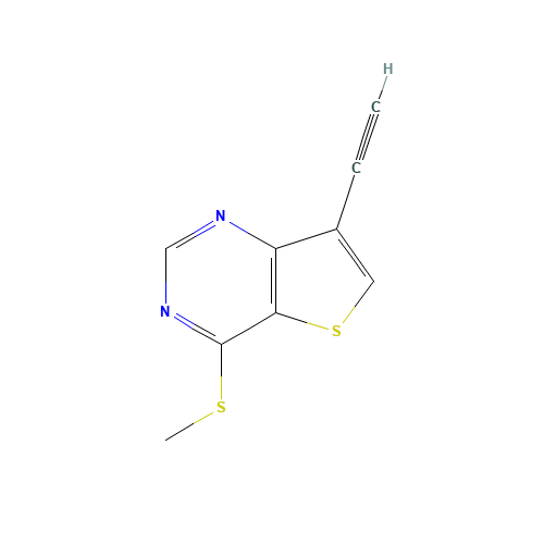 7-ethynyl-4-methylsulfanylthieno[3,2-d]pyrimidine (CAS: 1318132-87-4) - Related Chemical Product